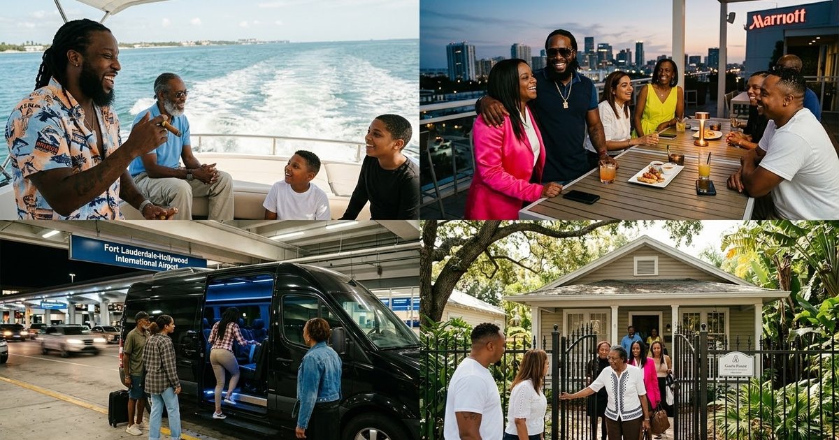 Sprinter van pickup and VIP transportation from Fort Lauderdale airport FLL
